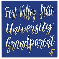 Fort Valley State Wildcats 10'' x 10'' Grandparent Plaque