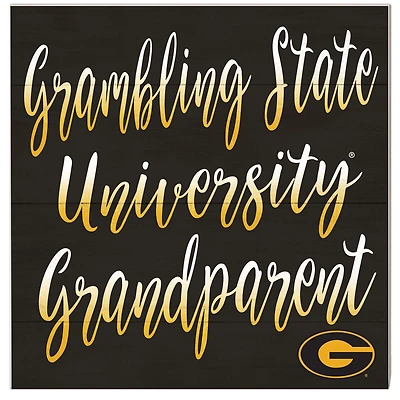 Grambling Tigers 10'' x 10'' Grandparent Plaque