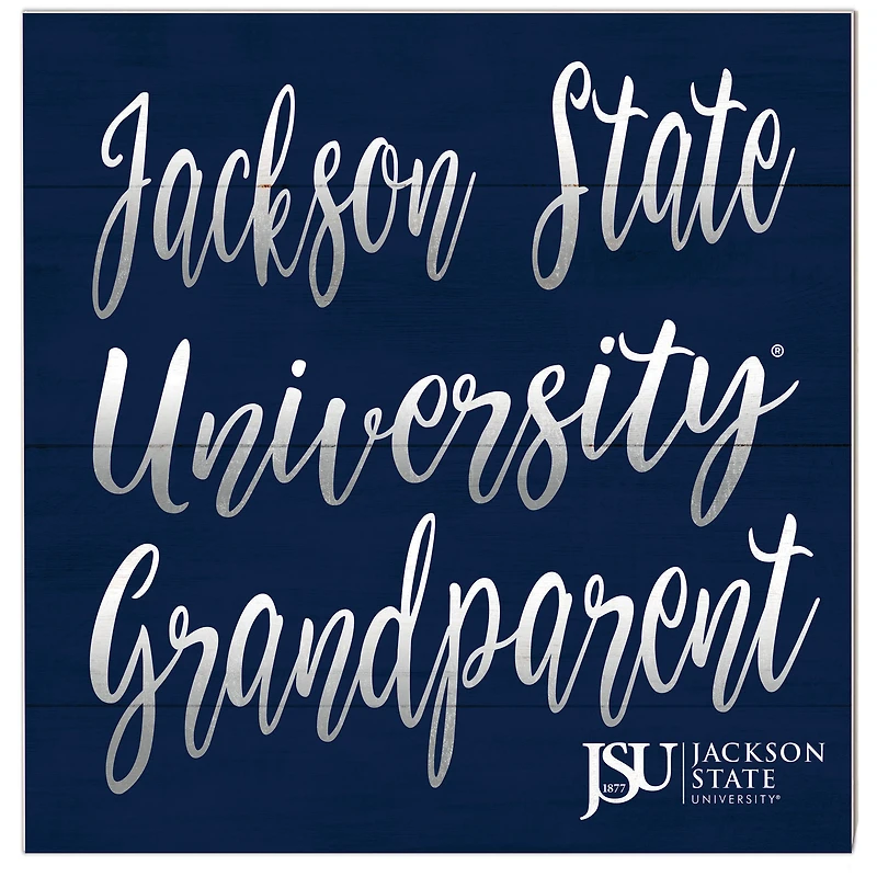 Jackson State Tigers 10'' x 10'' Grandparent Plaque