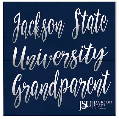 Jackson State Tigers 10'' x 10'' Grandparent Plaque