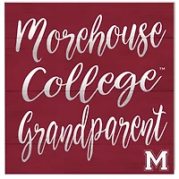 Morehouse Maroon Tigers 10'' x 10'' Grandparent Plaque