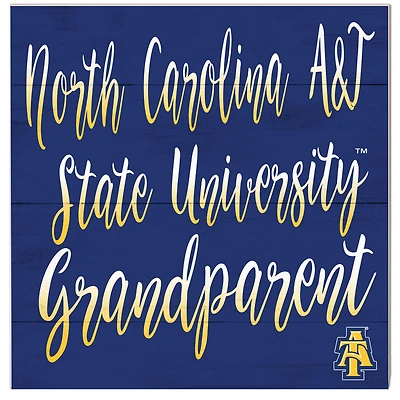 North Carolina A&T Aggies 10'' x 10'' Grandparent Plaque