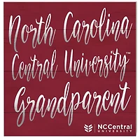 North Carolina Central Eagles 10'' x 10'' Grandparent Plaque