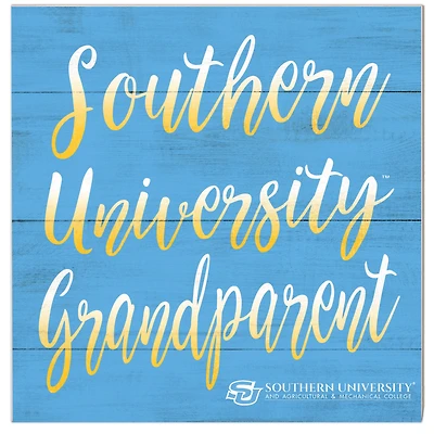 Southern University Jaguars 10'' x 10'' Grandparent Plaque