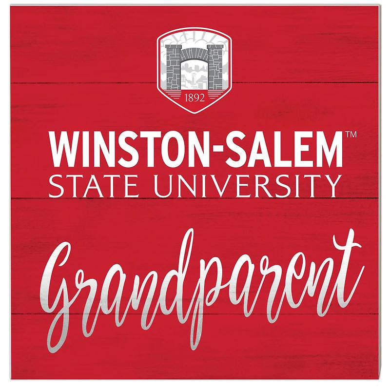 Winston-Salem State Rams 10'' x 10'' Grandparent Plaque