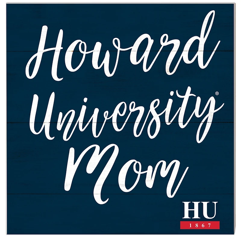 Howard Bison 10'' x 10'' Mom Plaque