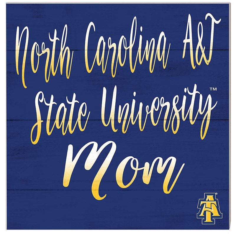 North Carolina A&T Aggies 10'' x 10'' Mom Plaque