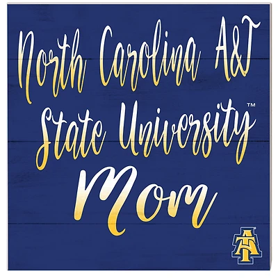 North Carolina A&T Aggies 10'' x 10'' Mom Plaque