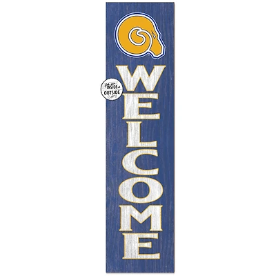 Albany State Golden Rams 12'' x 48'' Welcome Outdoor Leaner