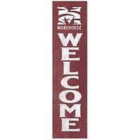 Morehouse Maroon Tigers 12'' x 48'' Welcome Outdoor Leaner