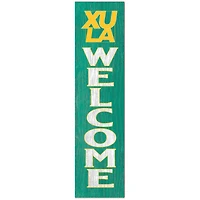 XULA Gold 12'' x 48'' Welcome Outdoor Leaner