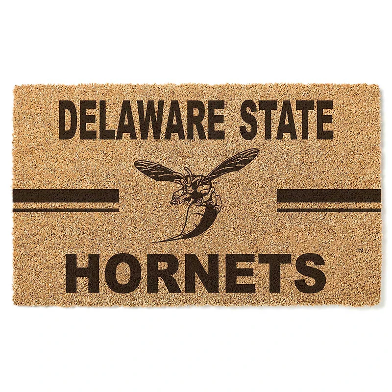 Delaware State Hornets 18" x 30" Team Logo Doormat