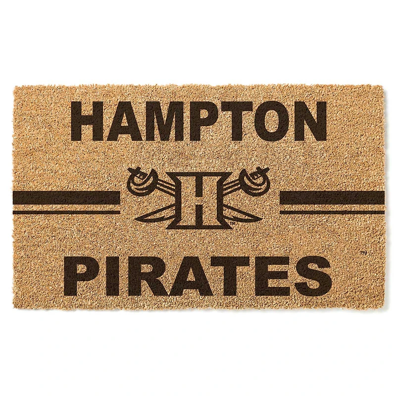 Hampton Pirates 18" x 30" Team Logo Doormat