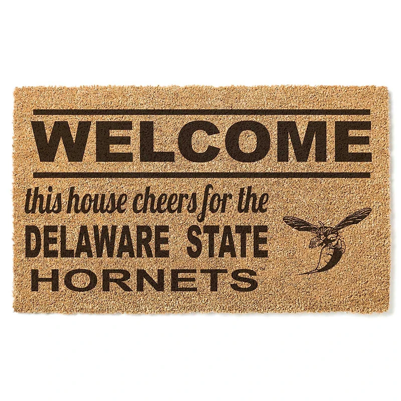 Delaware State Hornets 18" x 30" Welcome Doormat