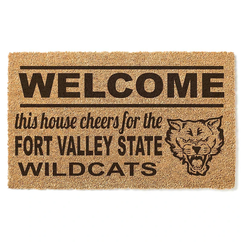 Fort Valley State Wildcats 18" x 30" Welcome Doormat