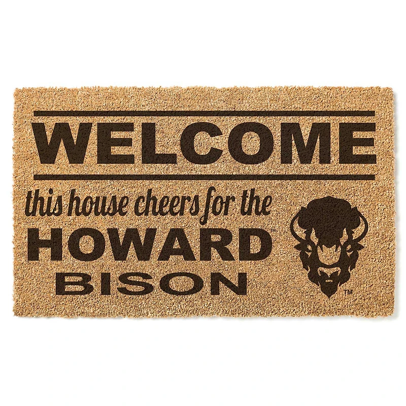 Howard Bison 18" x 30" Welcome Doormat