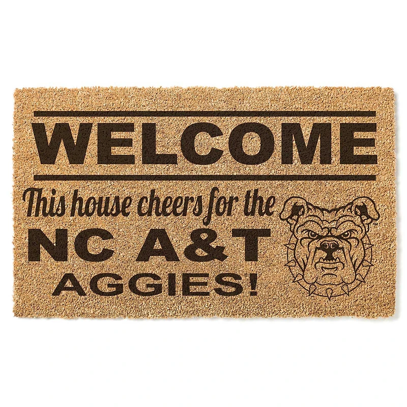 North Carolina A&T Aggies 18" x 30" Welcome Doormat