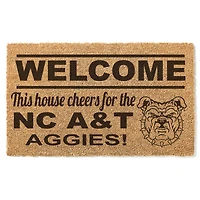 North Carolina A&T Aggies 18" x 30" Welcome Doormat