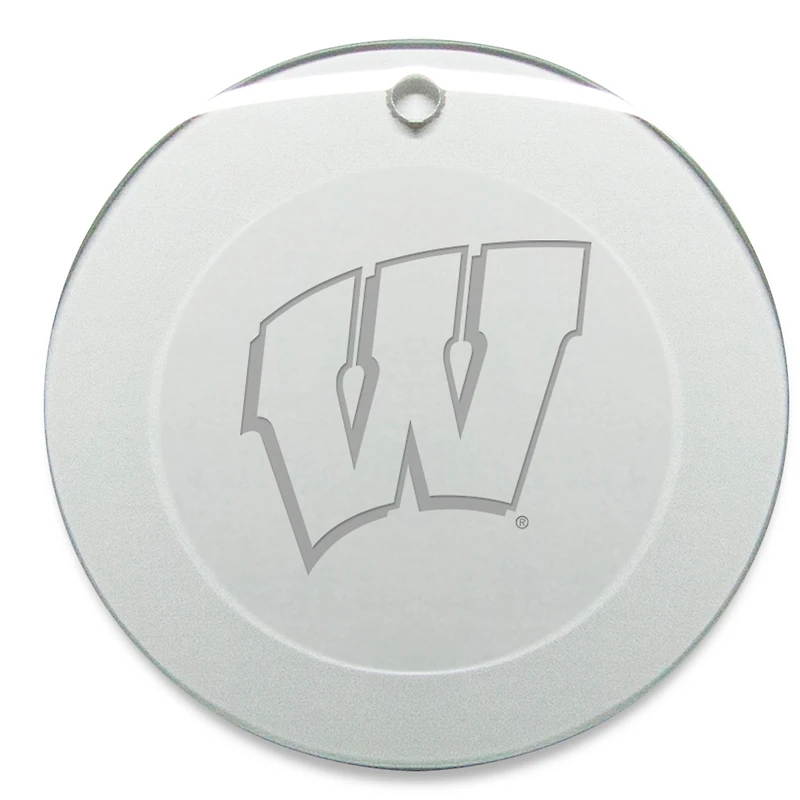 Wisconsin Badgers Round Logo Ornament