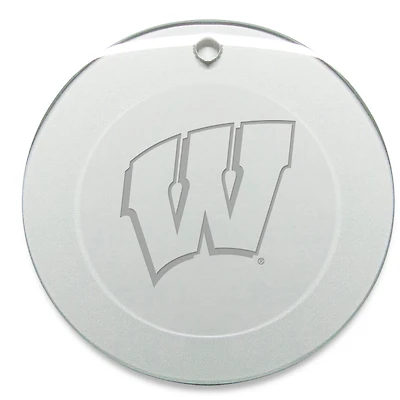 Wisconsin Badgers Round Logo Ornament
