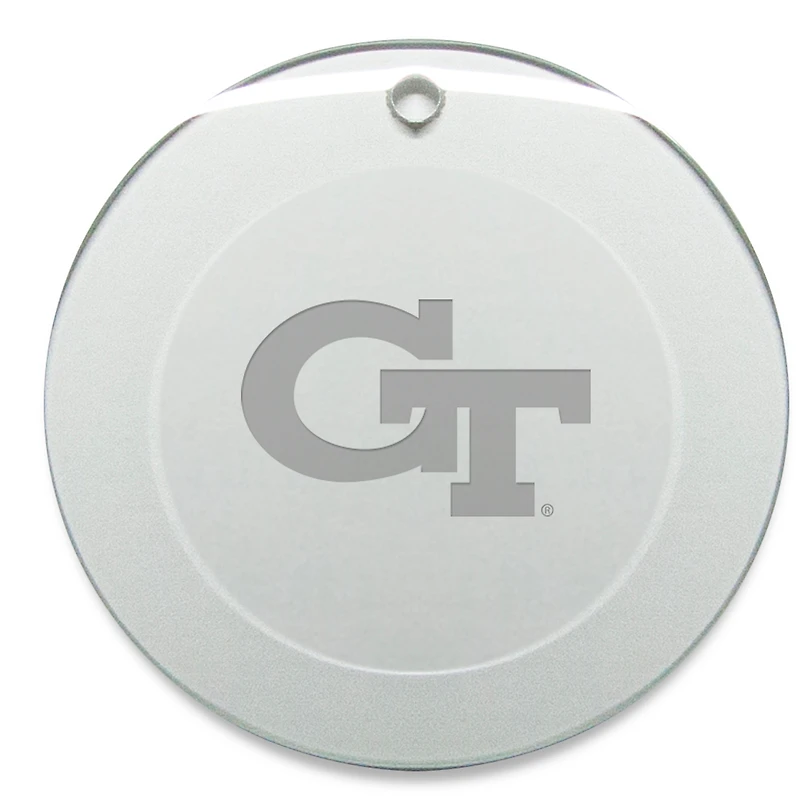 Georgia Tech Yellow Jackets Round Logo Ornament