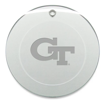 Georgia Tech Yellow Jackets Round Logo Ornament