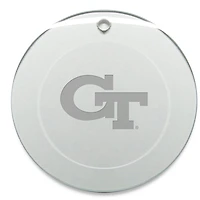 Georgia Tech Yellow Jackets Round Logo Ornament