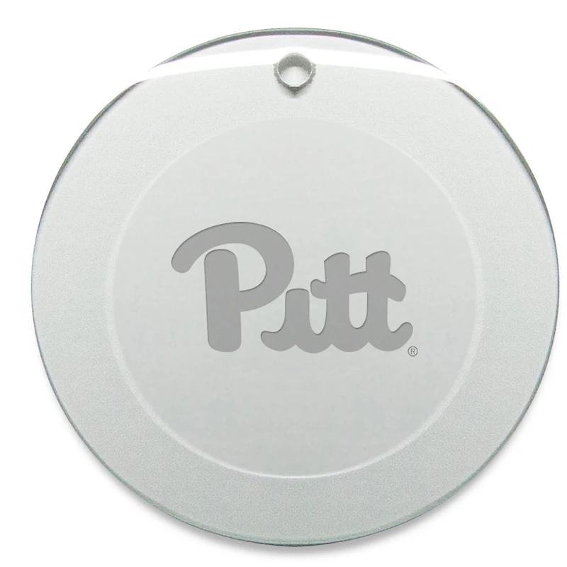 Pitt Panthers Round Logo Ornament