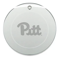 Pitt Panthers Round Logo Ornament