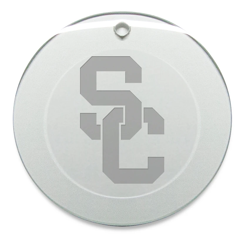 USC Trojans Round Logo Ornament