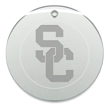 USC Trojans Round Logo Ornament