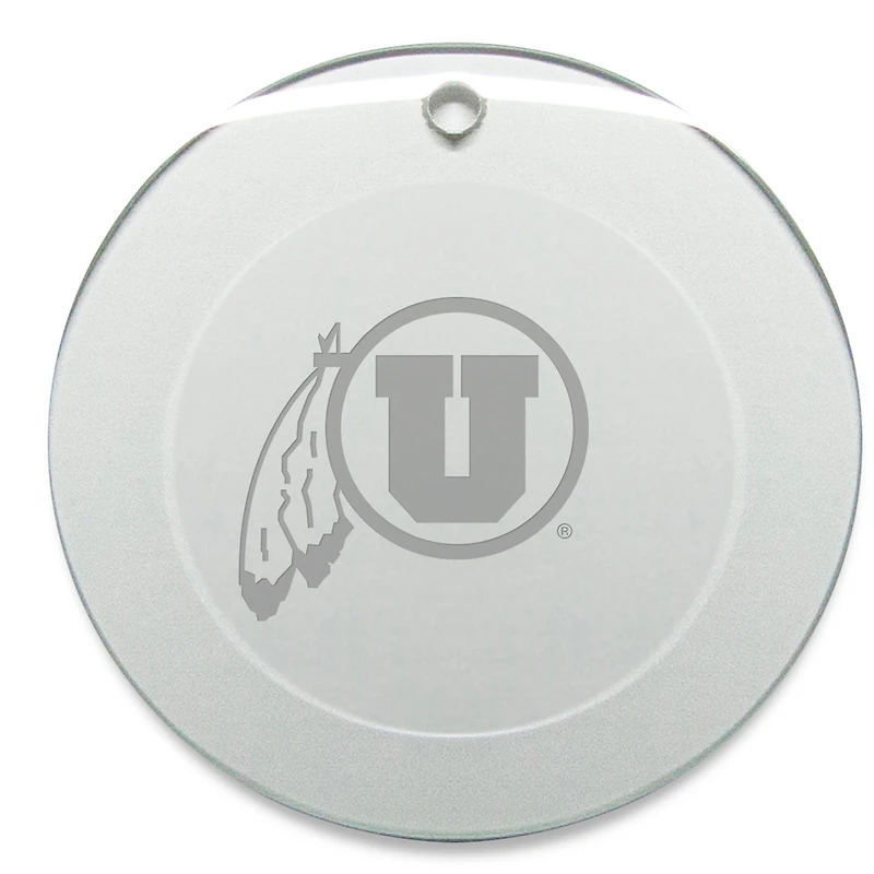 Utah Utes Round Logo Ornament