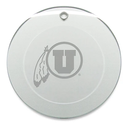 Utah Utes Round Logo Ornament