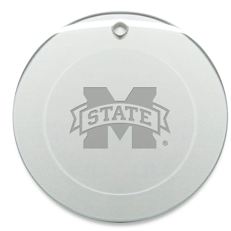 Mississippi State Bulldogs Round Logo Ornament