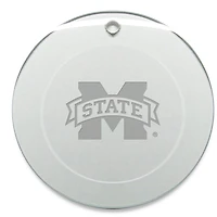 Mississippi State Bulldogs Round Logo Ornament