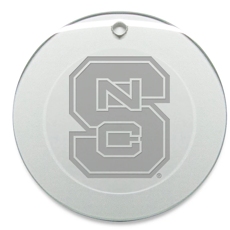 NC State Wolfpack Round Logo Ornament