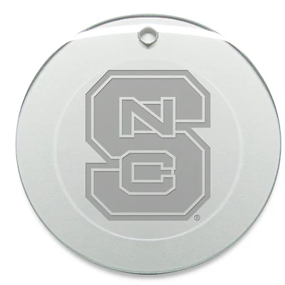 NC State Wolfpack Round Logo Ornament