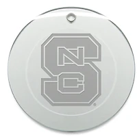 NC State Wolfpack Round Logo Ornament
