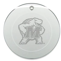 Maryland Terrapins Round Logo Ornament
