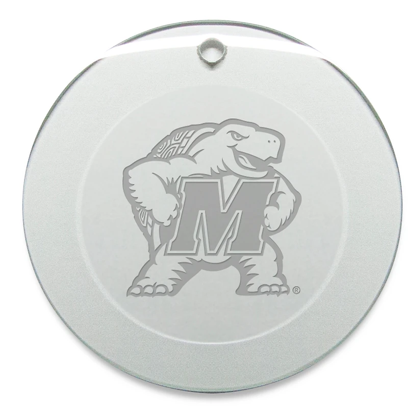 Maryland Terrapins Round Logo Ornament