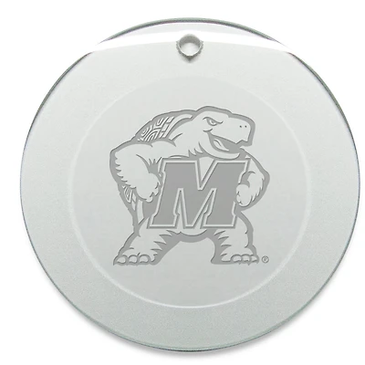 Maryland Terrapins Round Logo Ornament