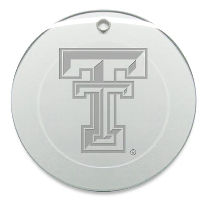 Texas Tech Red Raiders Round Logo Ornament