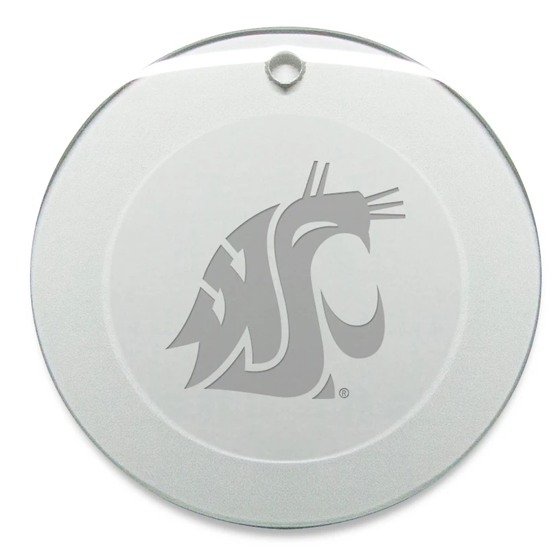 Washington State Cougars Round Logo Ornament