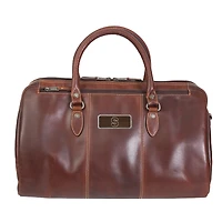 Brown Syracuse Orange Logo Plate Niagara Canyon Duffel Bag