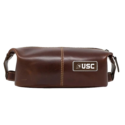 Brown USC Trojans Logo Plate Wind River Canyon Travel Kit