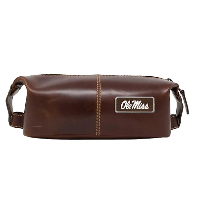 Brown Ole Miss Rebels Logo Plate Wind River Canyon Travel Kit