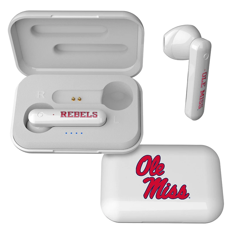 Keyscaper Ole Miss Rebels  Wireless TWS Insignia Design Earbuds
