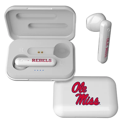 Keyscaper Ole Miss Rebels  Wireless TWS Insignia Design Earbuds