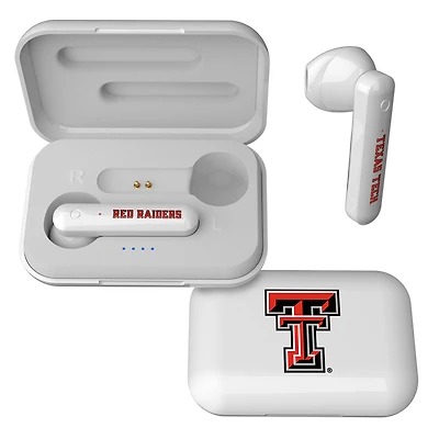 Keyscaper Texas Tech Red Raiders  Wireless TWS Insignia Design Earbuds