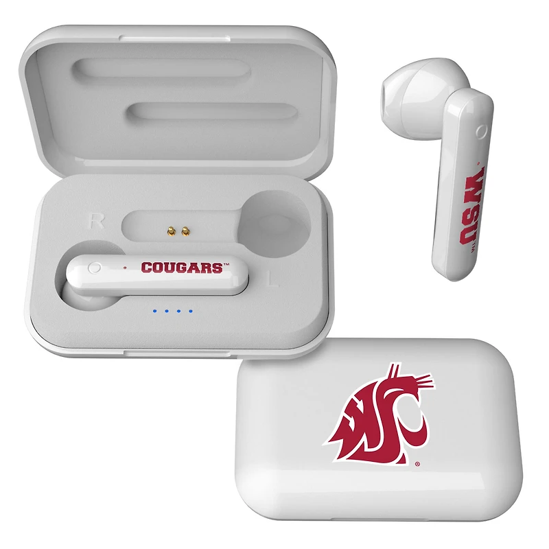 Keyscaper Washington State Cougars  Wireless TWS Insignia Design Earbuds
